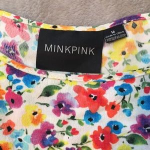 MinkPink Floral Cropped Tank